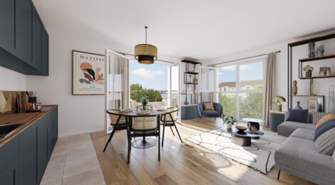 Programme immobilier neuf L'Ecrin de Pasteur - Beauchamp : logements neufs du studio au T4 proche de Paris et de la gare (95250) - Référence : 15842