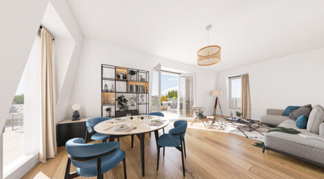 Programme immobilier neuf Les Balcons de Zola - Bezons : logements neufs sécurisés et lumineux proche des transports (95870) - Référence : 15316