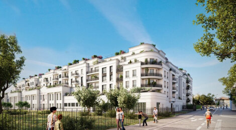Programme immobilier neuf LES JARDINS ALBERT 1ER - Bezons : logements neufs sécurisés et verdoyants proche des transports (95870) - Référence : 15335