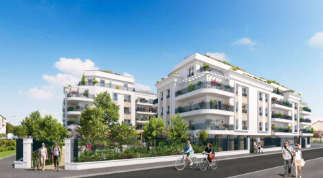 Programme immobilier neuf Square Art Déco - Bezons : Résidence T2–T4 avec cadre résidentiel et confort optimisé proche des transports (95870) - Référence : 17171
