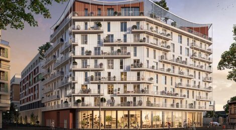 Programme immobilier neuf Hisséo - Bois-Colombes : logements neufs lumineux et sécurisés proche du métro (92270) - Référence : 7463