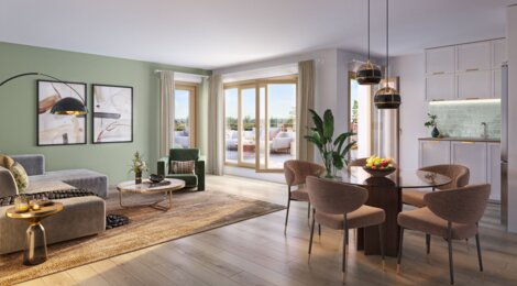 Programme immobilier neuf Agora - Bois-d’Arcy : logements neufs sécurisés et verdoyants proche des transports (78390) - Référence : 15445
