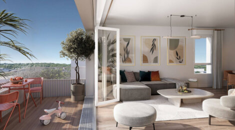Programme immobilier neuf CARRÉ NOYER - Appartements - Bondoufle au coeur de la ZAC Grand Parc (91070) - Référence : 16548