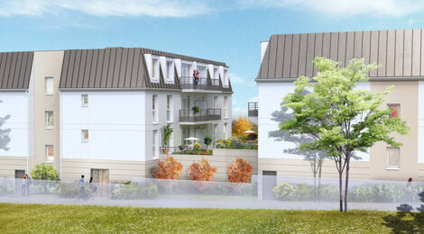 Programme immobilier neuf PARENTHESE - Breuillet : Résidence studio–T4 avec espaces extérieurs et économies d’énergie en centre-ville (91650) - Référence : 3394