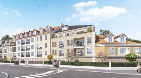 Programme immobilier neuf Coeur Chantereine - Brou-sur-Chantereine : logements neufs sécurisés et lumineux proche des commodités (77177) - Référence : 15062