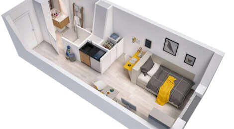 Programme immobilier neuf SWEETLY BRY SUR MARNE - Bry-sur-Marne investissement étudiant proche INA et RER A (94360) - Référence : 16746