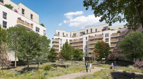Programme immobilier neuf Résidence Green Life 3 - Bussy-Saint-Georges : logements neufs T2–T5 proche du RER A et des commerces (77600) - Référence : 15801