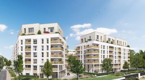 Programme immobilier neuf Résidence Green Life 3 - Bussy-Saint-Georges : logements neufs T2–T5 proche du RER A et des commerces (77600) - Référence : 15801