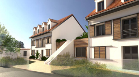 Programme immobilier neuf 16 RUE DE GOURNAY - Bât A - Chelles : Résidence studio–T3 avec cadre chaleureux et confort optimisé proche des transports (77500) - Référence : 14239