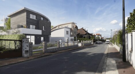 Programme immobilier neuf Le Quatuor - Clamart : logements neufs sécurisés et verdoyants proche des commodités (92140) - Référence : 15327