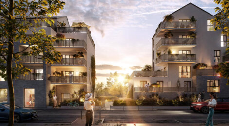 Programme immobilier neuf Coeur Gaïa - Clichy-sous-Bois appartements neufs dans quartier vivant (93390) - Référence : 17297