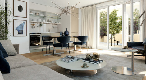 Programme immobilier neuf Villa Gabrielle - Colombes à proximité du tramway T2 et des quais de Seine (92700) - Référence : 16604