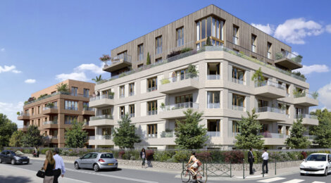 Programme immobilier neuf Les Terrasses Bel Air - Colombes : Résidence T2–T5 avec cadre contemporain et confort optimisé proche des transports (92700) - Référence : 14245
