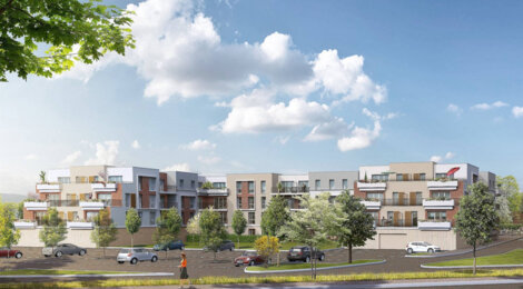 Programme immobilier neuf TERRASSES DE VAUX - Coulommiers : Résidence studio–T4 avec cadre contemporain et confort optimisé proche des commodités (77120) - Référence : 6109