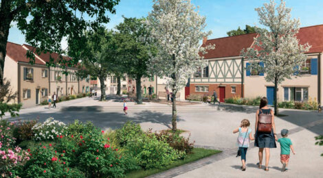 Programme immobilier neuf Les Allées des Trois Ormes Chapitre 1 - Coupvray près de Val d’Europe (77700) - Référence : 16238