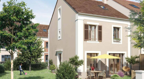 Programme immobilier neuf ESPRIT VILLAGE - Crespières campagne proche ligne de bus ralliant le Transilien N (78121) - Référence : 12531