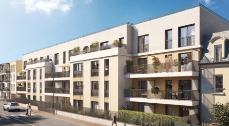 Programme immobilier neuf COEUR CROISSY - Croissy-sur-Seine résidence à proximité du centre (78290) - Référence : 8443