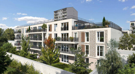 Programme immobilier neuf Les Jardins d'Ormesson - Deuil-la-Barre : logements neufs sécurisés et lumineux proche des transports (95170) - Référence : 15081