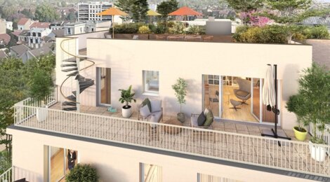 Programme immobilier neuf L'Observatoire - Deuil-la-Barre : logements neufs sécurisés et verdoyants proche des transports (95170) - Référence : 15040