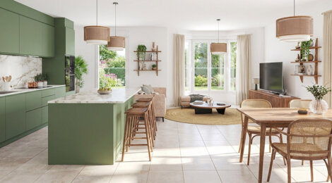 Programme immobilier neuf Domaine de la Croix de l'Ermite - Appartements - Dugny proche parcs et accès Paris (93440) - Référence : 16655