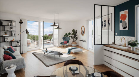 Programme immobilier neuf Les Terrasses de Paris - Épinay-sur-Seine proche de la Seine et du tram T8 (93800) - Référence : 16511