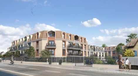 Programme immobilier neuf Osmose - Éragny près de la gare de Saint-Ouen-l’Aumône (95610) - Référence : 7977