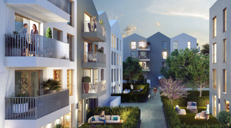 Programme immobilier neuf GREEN AVENUE - Garges-lès-Gonesse : Résidence T1–T4 avec cadre moderne et confort optimisé proche des transports (95140) - Référence : 4789