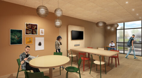 Programme immobilier neuf RESIDENCE UPSILON - Gif-sur-Yvette : logements co-living neufs sécurisés et verdoyants proche des transports (91190) - Référence : 7872