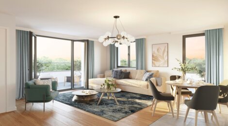 Programme immobilier neuf Coeur de ville - Le Clos de L'Yvette - Gif-sur-Yvette : logements neufs sécurisés et verdoyants proche des transports (91190) - Référence : 15433