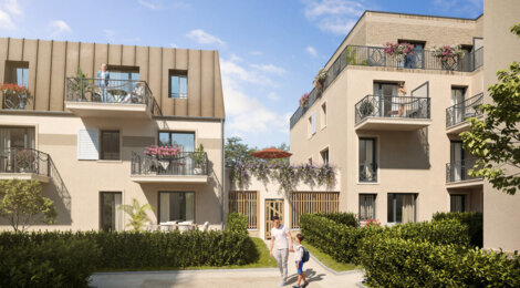 Programme immobilier neuf " Le 20 " - Hardricourt : logements neufs sécurisés et verdoyants proche des transports (78250) - Référence : 8083