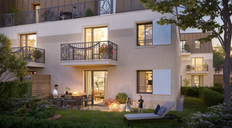 Programme immobilier neuf " Le 20 " - Hardricourt : logements neufs sécurisés et verdoyants proche des transports (78250) - Référence : 8083