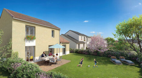 Programme immobilier neuf Domaine des Longs Champs Tranche 2 - Houdan à proximité de la Vallée de Chevreuse (78550) - Référence : 16391