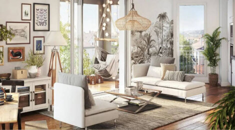 Programme immobilier neuf LES JARDINS SCHOELCHER -  TR1 LIBRE - Houilles : Résidence avec cadre verdoyant et confort moderne proche des commodités (78800) - Référence : 5578