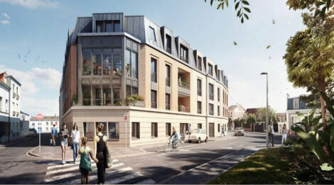 Programme immobilier neuf LES JARDINS SCHOELCHER -  TR1 LIBRE - Houilles : Résidence avec cadre verdoyant et confort moderne proche des commodités (78800) - Référence : 5578