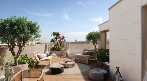 Programme immobilier neuf CARRE DES ARTS - Issy-les-Moulineaux : logements neufs rénovés avec jardin privatif proche de la Seine (92130) - Référence : 14869