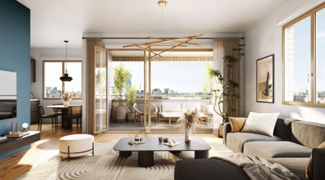 Programme immobilier neuf GAMBETTA 1 - Ivry-sur-Seine à deux pas des quais de Seine et proche RER C (94200) - Référence : 16555