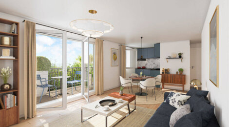 Programme immobilier neuf Ivry Confluences 1 - Ivry-sur-Seine à moins d’un kilomètre de la gare RER C (94200) - Référence : 16633