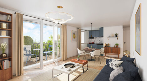 Programme immobilier neuf Ivry Confluences 2 - Ivry-sur-Seine à proximité des rives de la Seine et du RER C (94200) - Référence : 16754