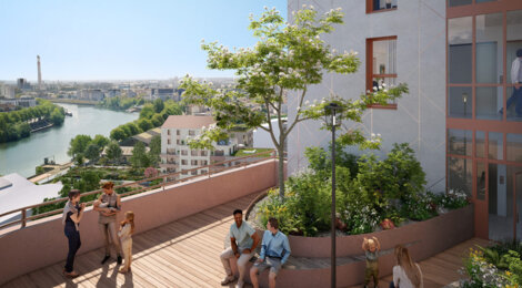 Programme immobilier neuf RIVES DE SEINE - Ivry-sur-Seine : des logements neufs entre nature et mobilité douce (94200) - Référence : 14817