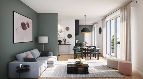 Programme immobilier neuf Haute Rive - Joinville-le-Pont : logements neufs sécurisés et lumineux proche du RER A (94340) - Référence : 14895