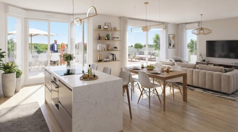 Programme immobilier neuf Les Terrasses de l’Hautil - Jouy-le-Moutier appartements avec extérieur proche RER A (95280) - Référence : 16135