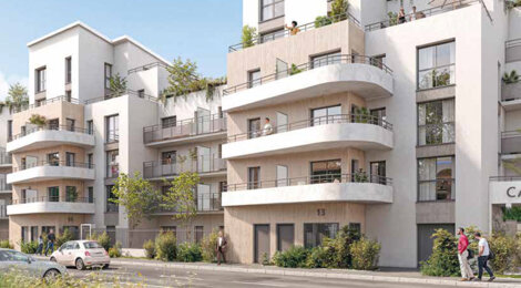 Programme immobilier neuf P.A.R.C en ville - Jouy-le-Moutier  Place du Bien-être à deux pas des bus (95280) - Référence : 16768