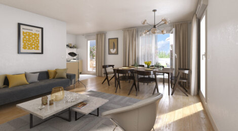 Programme immobilier neuf Place et Lumières - L'Haÿ-les-Roses : logements neufs T2–T4 duplex proche des transports (94240) - Référence : 15733