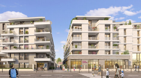 Programme immobilier neuf Place et Lumières - L'Haÿ-les-Roses : logements neufs T2–T4 duplex proche des transports (94240) - Référence : 15733