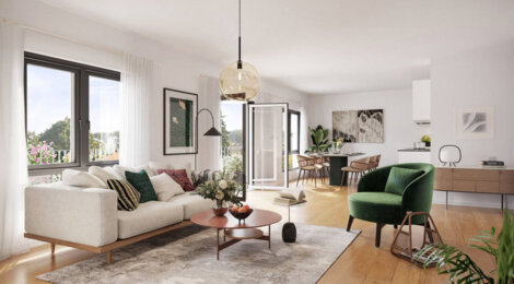Programme immobilier neuf NOVA GREEN - La Courneuve : logements neufs sécurisés et verdoyants proche des transports (93120) - Référence : 15070