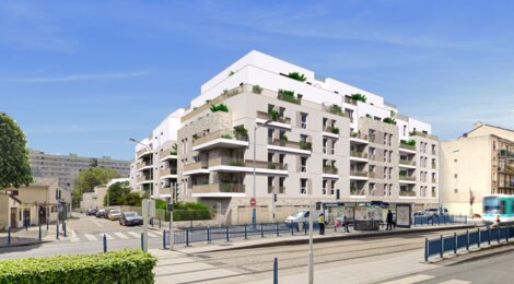 Programme immobilier neuf L'Écrin Montfort - La Courneuve près du tramway T1 et métro 7 (93120) - Référence : 17007