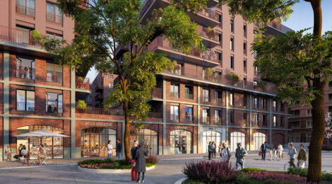 Programme immobilier neuf LA FABRIQUE DES CULTURES - RUE DES USINES BABCOCK - La Courneuve : Résidence studio–T5 avec cadre résidentiel et confort optimisé proche des transports (93120) - Référence : 14704