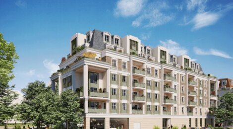 Programme immobilier neuf Village Eiffel 1 - Lot 1-6 - Le Blanc-Mesnil : logements neufs lumineux et sécurisés proche d’un parc de 6,8 hectares (93150) - Référence : 14846