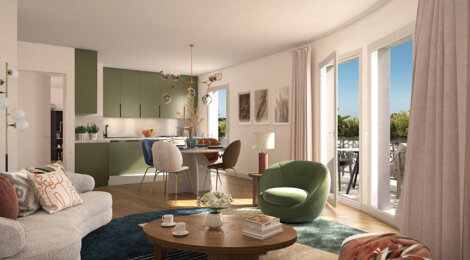 Programme immobilier neuf 98 République -  Le Blanc-Mesnil : logements neufs sécurisés et élégants en centre-ville (93150) - Référence : 14941
