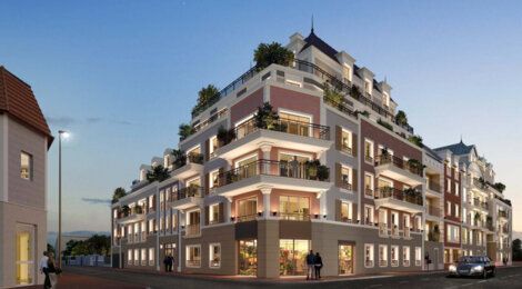 Programme immobilier neuf Les Terrasses d'Amelia - Le Blanc-Mesnil : Résidence T2–T5 avec cadre résidentiel et confort optimisé proche des transports (93150) - Référence : 18204